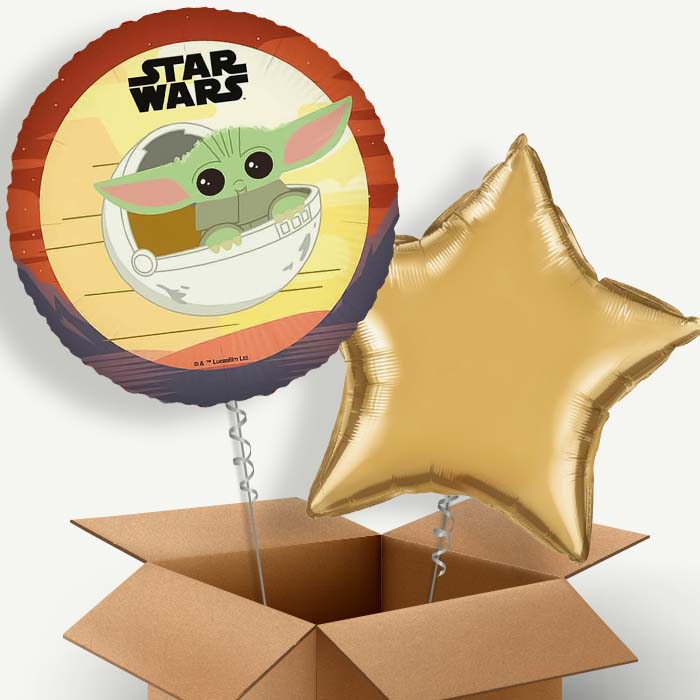 Star Wars The Mandalorian Helium Balloon Duo | Party Save Smile