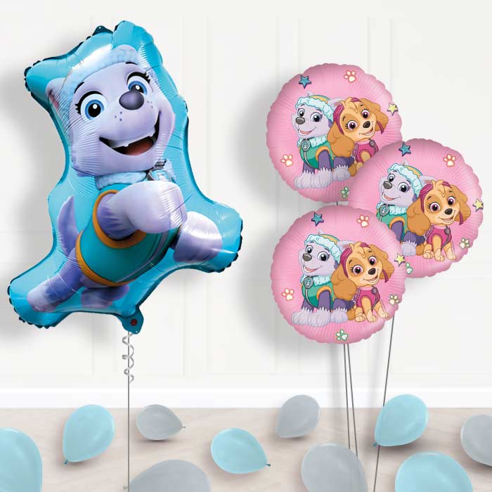 Giant Everest Paw Patrol Balloon Bouquet Delivery - Themed Bouquet and Latex | Party Save Smile