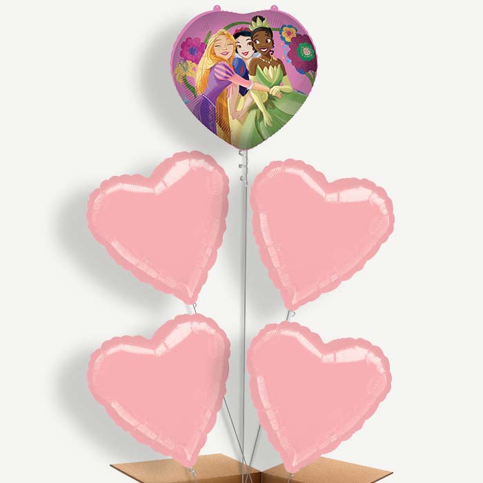 Disney Snow White, Rapunzel & Tiana Helium Cluster Balloons | Party Save Smile