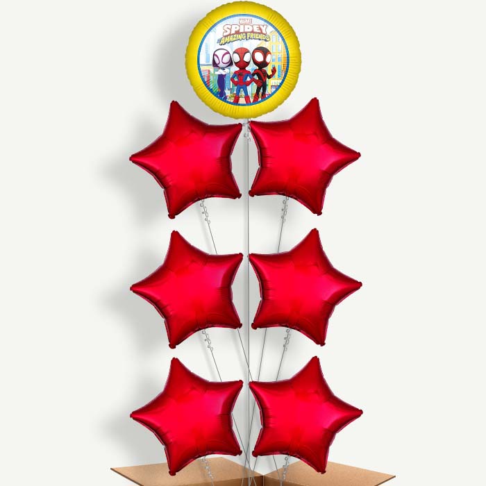 Spidey & His Amazing Friends Balloon Arrangement Helium | Party Save Smile