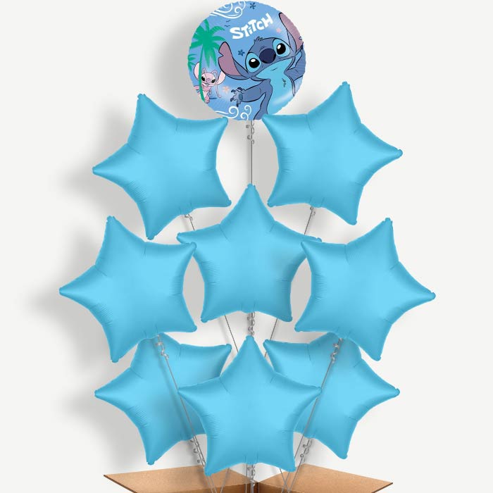 Lilo & Stitch Balloon Bundle Inflated with Helium | Party Save Smile