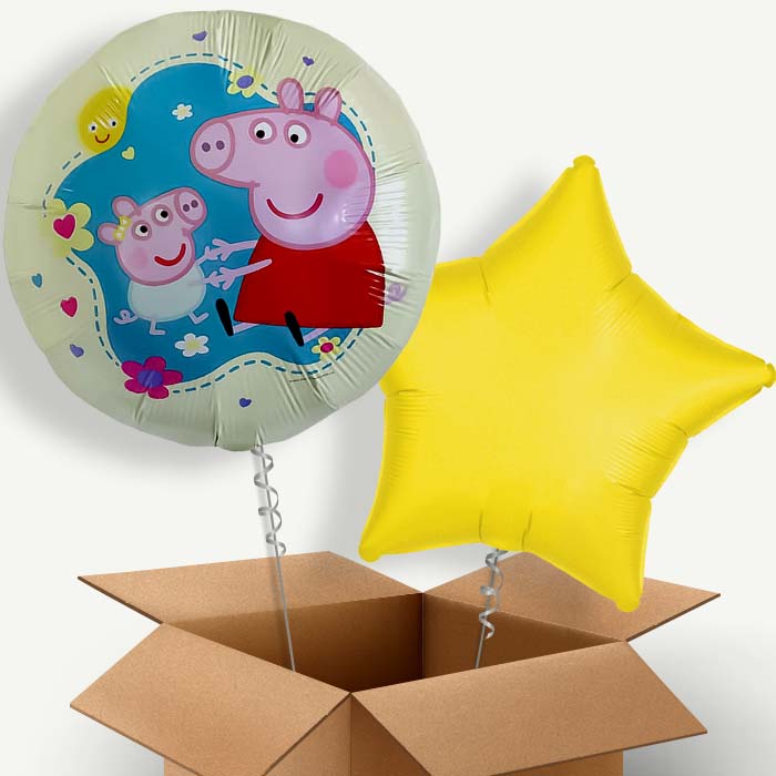 Peppa Pig with Little Baby Helium Balloon Duo | Party Save Smile