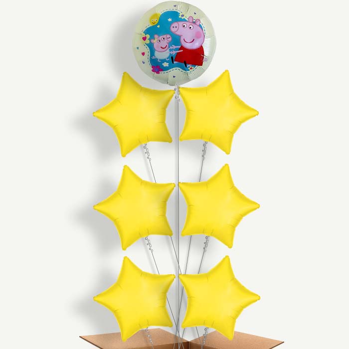 Peppa Pig with Little Baby Helium Balloon Arrangement | Party Save Smile