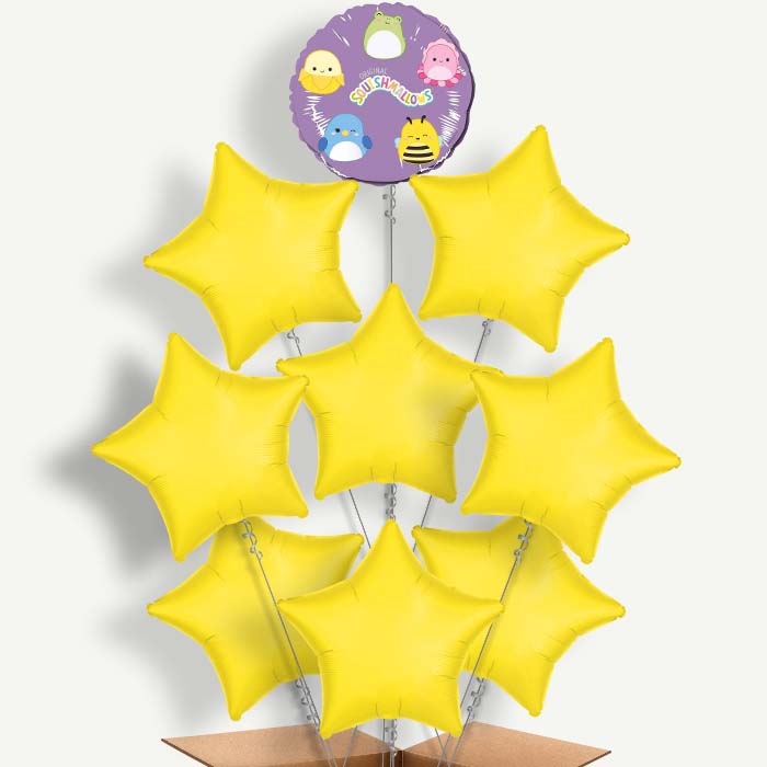 Squishmallow Balloon Bundle Inflated with Helium | Party Save Smile