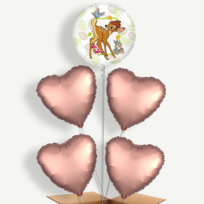 Bambi Balloon Cluster Inflated with Helium | Party Save Smile