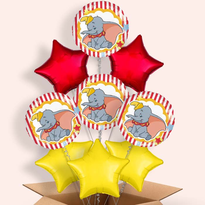 Dumbo Helium Balloons in a Box - 9 Balloon | Party Save Smile