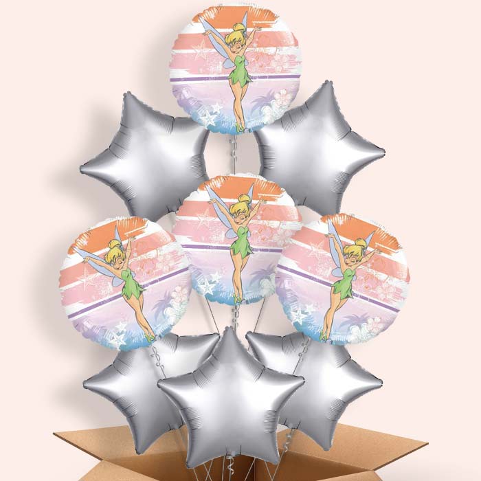 Tinkerbell Helium Balloons in a Box - 9 Balloon | Party Save Smile
