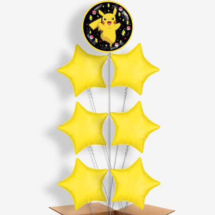 Pokemon Pikachu Balloon Arrangement Inflated with Helium | Party Save Smile