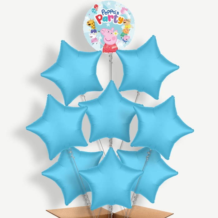 Peppa Pig & Pals Balloon Bundle Inflated with Helium | Party Save Smile