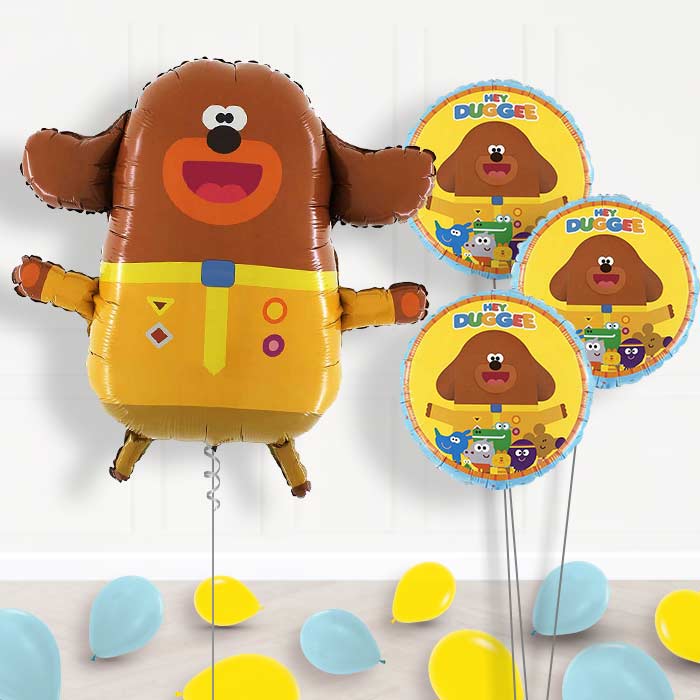 Hey Duggee Inflated Helium Balloons Delivered - Themed Bouquet and Latex | Party Save Smile