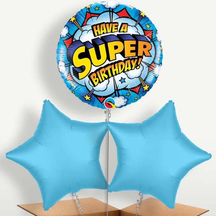 Superhero Birthday Helium Bunch of Balloons | Party Save Smile