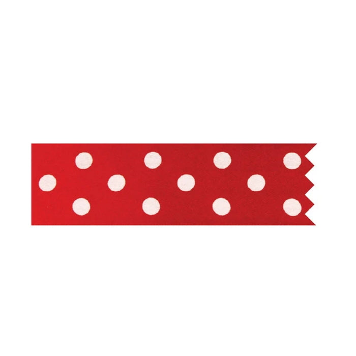 Red Polka Dots Cake Ribbon Decoration 1 Metre | Party Save Smile