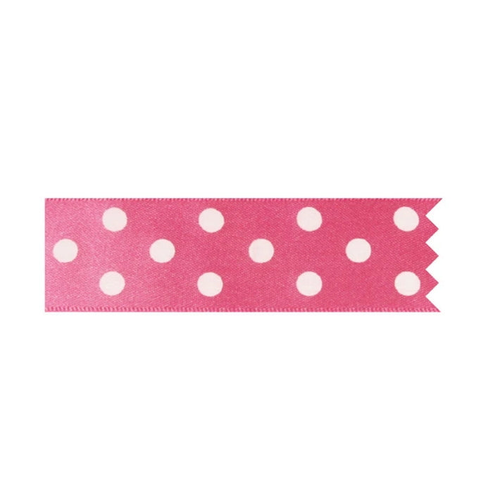 Pink Polka Dots Cake Ribbon Decoration 1 Metre | Party Save Smile