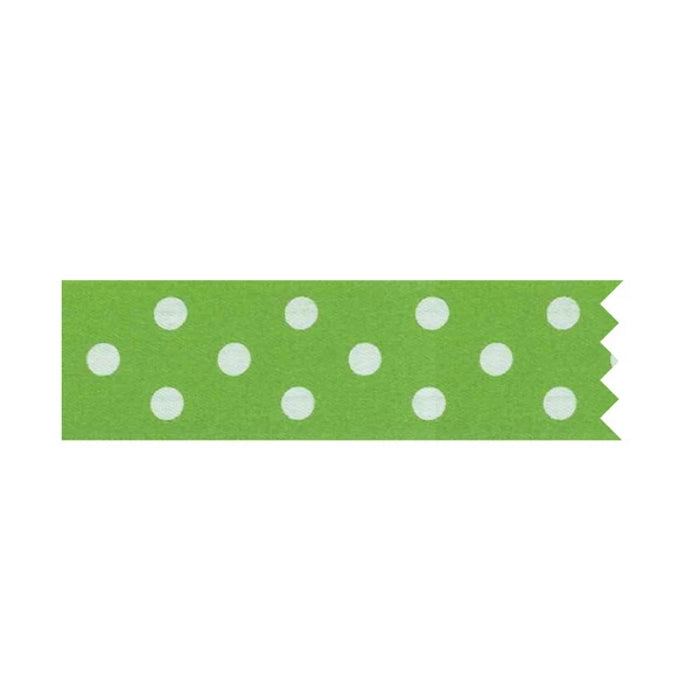 Green Polka Dots Cake Ribbon Decoration 1 Metre | Party Save Smile