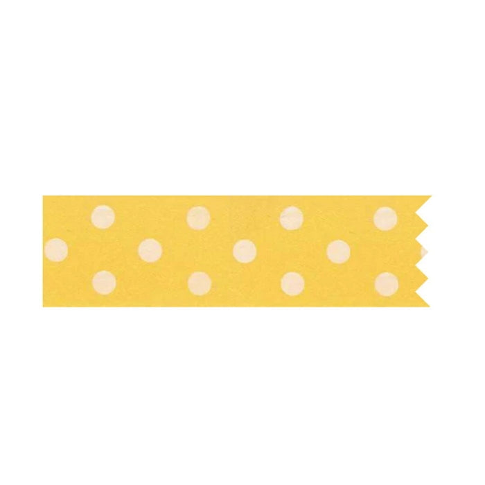 Yellow Polka Dots Cake Ribbon Decoration 1 metre | Party Save Smile