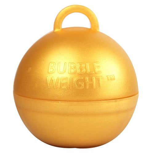 Gold Bubble Balloon Weights Pack of 25 | Party Save Smile