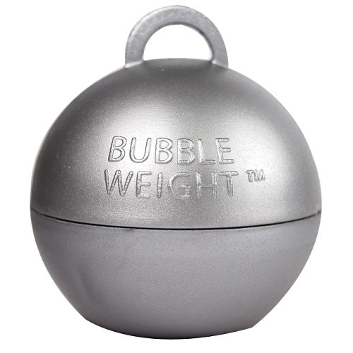 Silver Balloons Weights - Bubble Pack of 25 | Party Save Smile