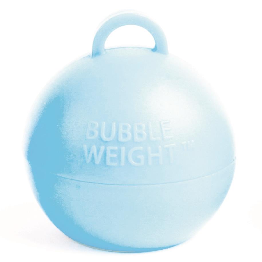 Bubble Baby Blue Balloon Weights 35 grams (Bulk) Pack of 25 | Party Save Smile