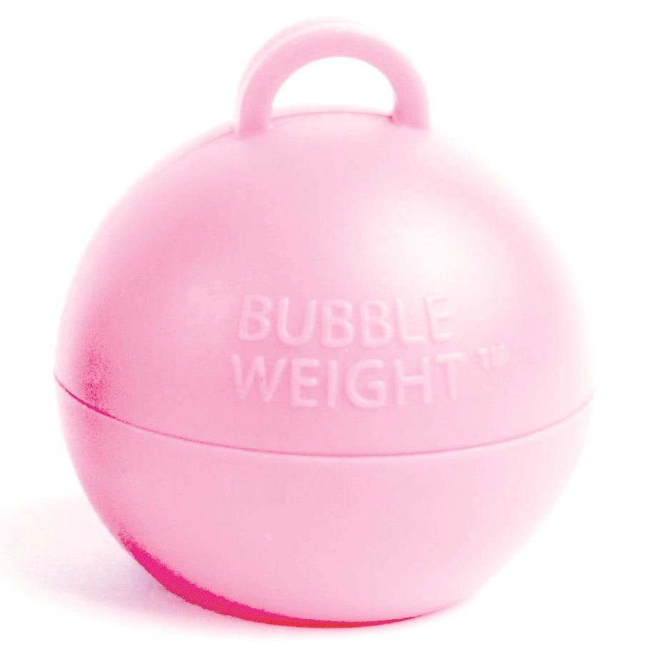 Bubble Baby Pink Balloon Weights 35 grams (Bulk) Pack of 25 | Party Save Smile