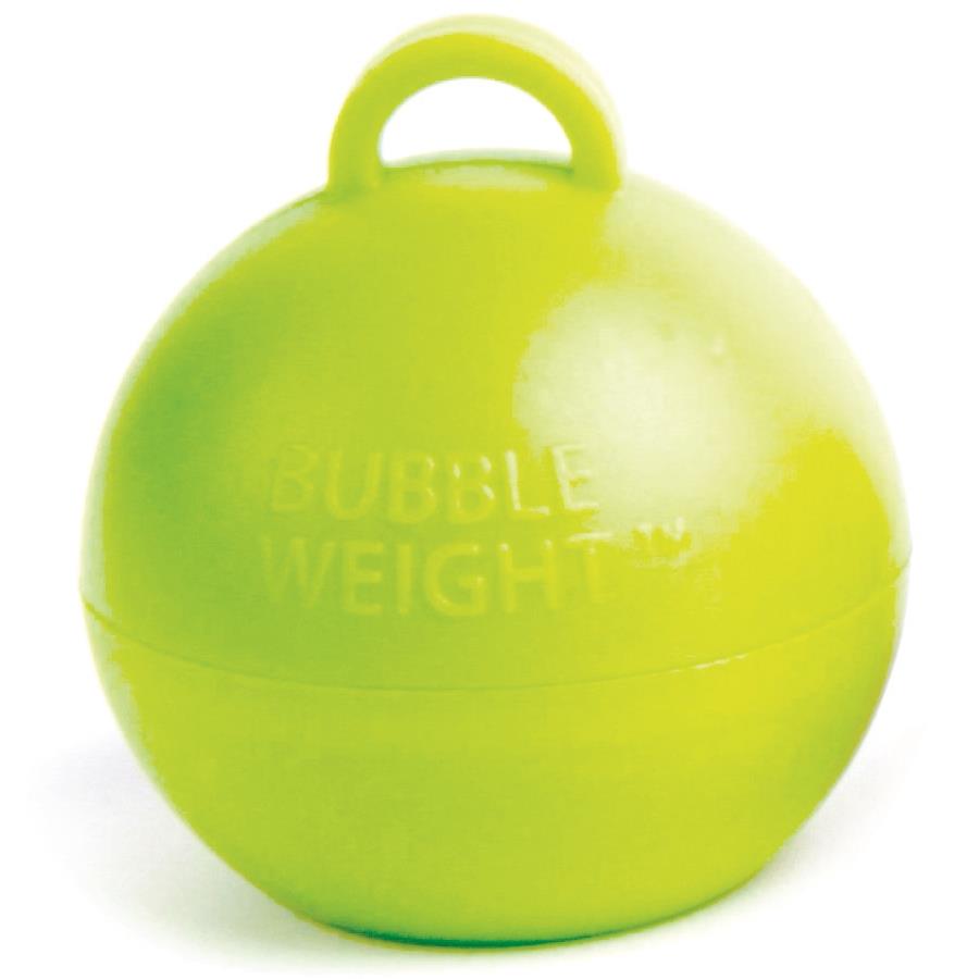 Lime Green Balloon Weights - Bubble Pack of 25 | Party Save Smile