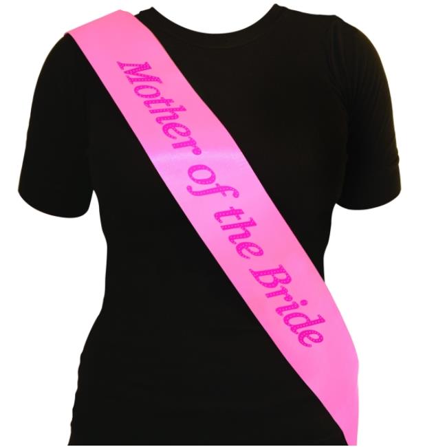 Mother of the Bride Sash: Hen Party Accessory | Party Save Smile