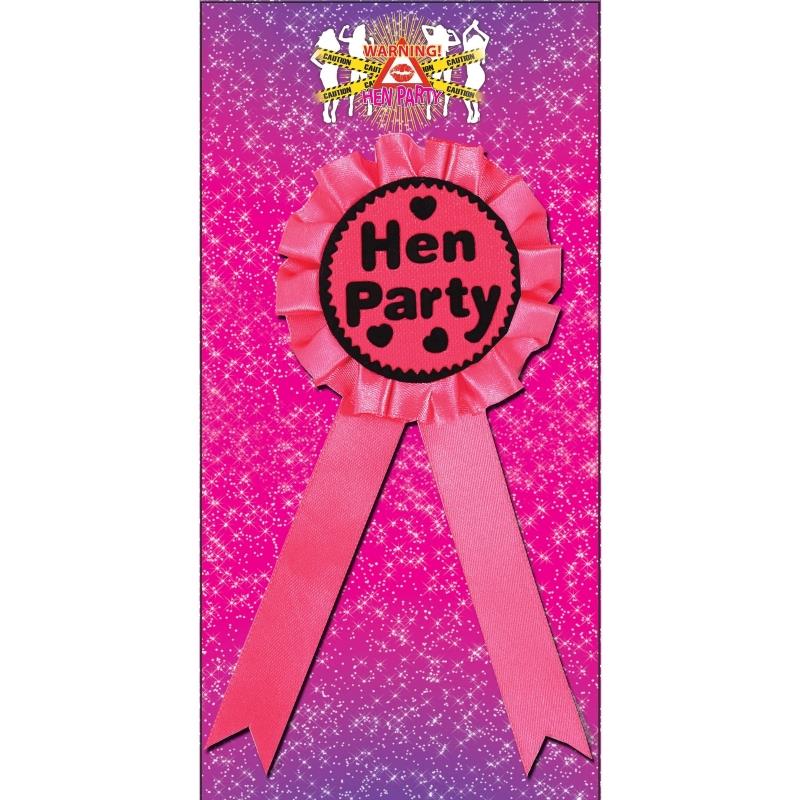 Hen Party Rosette | Party Save Smile
