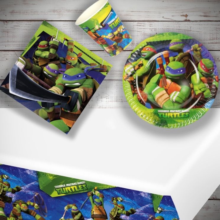 Teenage Mutant Ninja Turtles Party Pack: Tableware Party Kit | Party Save Smile