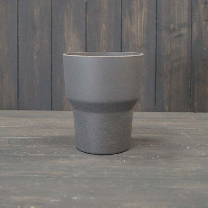Grey Minimalist Orchid Plant Pot (13cm) | Party Save Smile