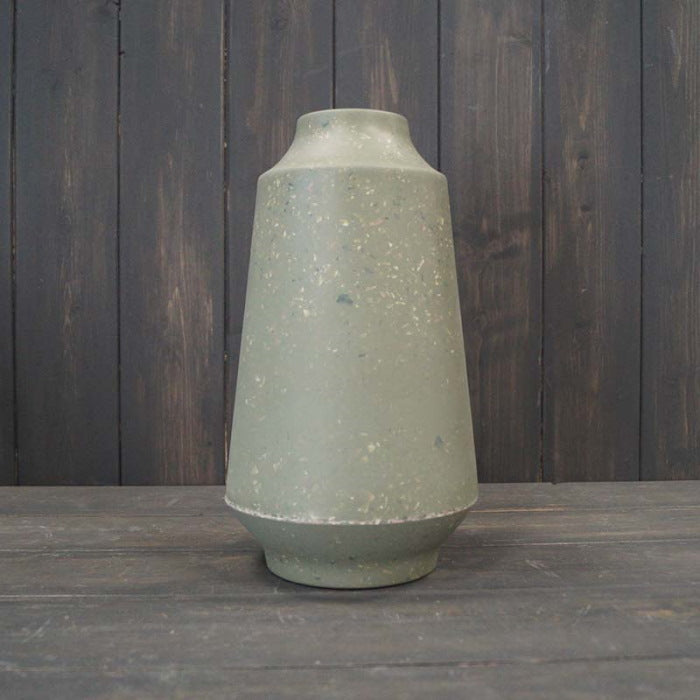Sage Green Bamboo Skandi Vase 26.5cm | Party Save Smile