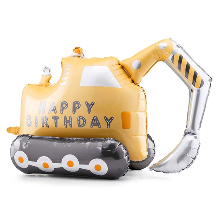 Excavator Standing Balloon 76.5x49 cm | Party Save Smile