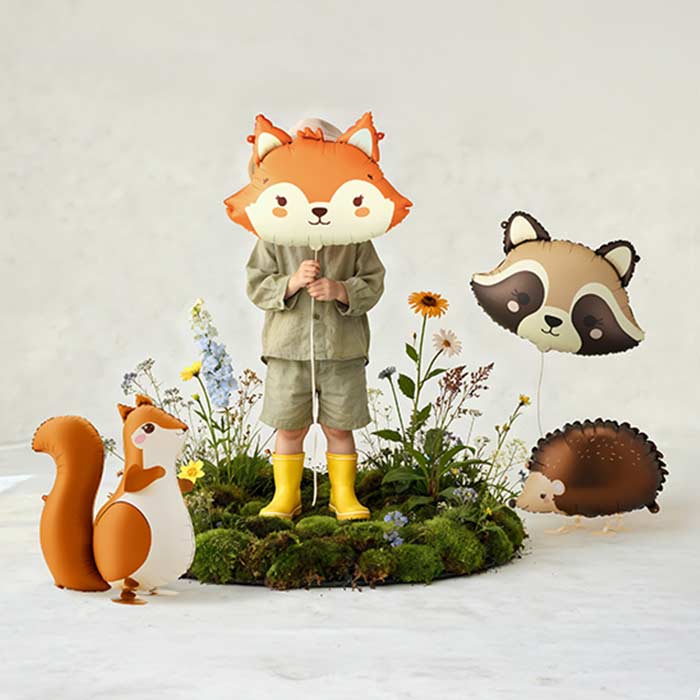 Fox Head Foil Balloon 57x42 cm