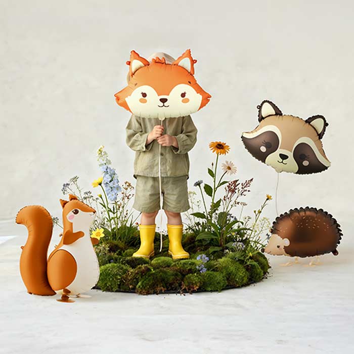 Raccoon Foil Balloon 59x39 cm