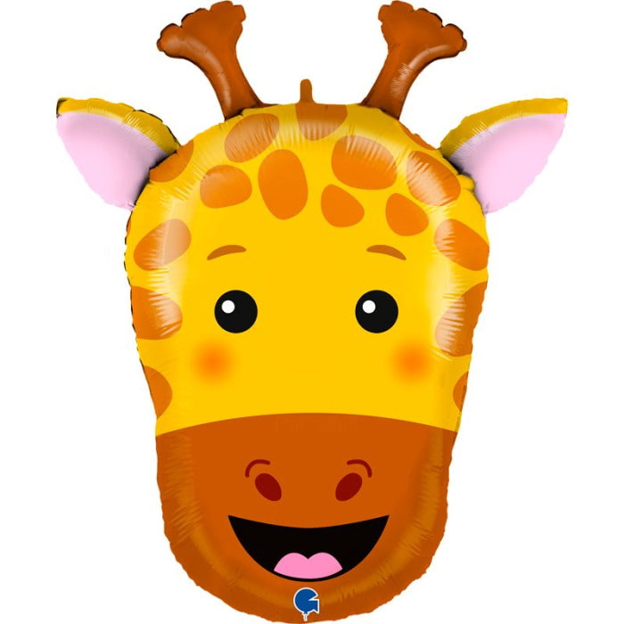 Giraffe Head Shaped Foil | Helium Balloon