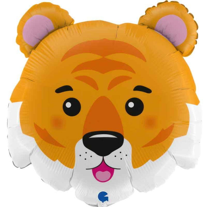 Tiger Head Shaped Balloon 22 Inches | Party Save Smile