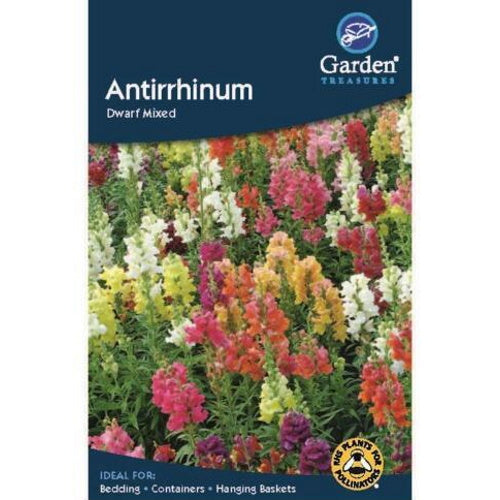 Antirrhinum Dwarf Mixed Seeds: Flower Seeds | Party Save Smile