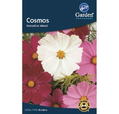 Cosmos Sensation Mixed Seeds: Flower Seeds | Party Save Smile