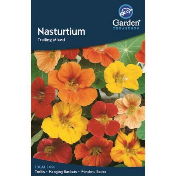 Nasturtium Trailing Mixed Seeds | Party Save Smile