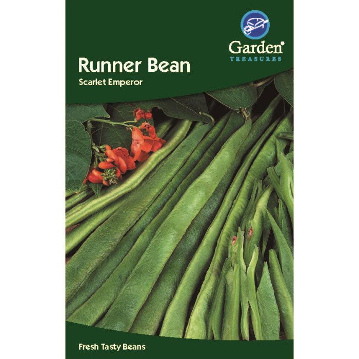 Runner Bean Scarlet Emperor Seeds | Party Save Smile