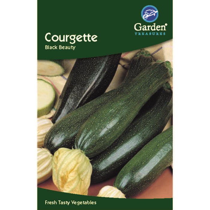 Courgette Black Beauty Seeds: Vegetable Seeds | Party Save Smile