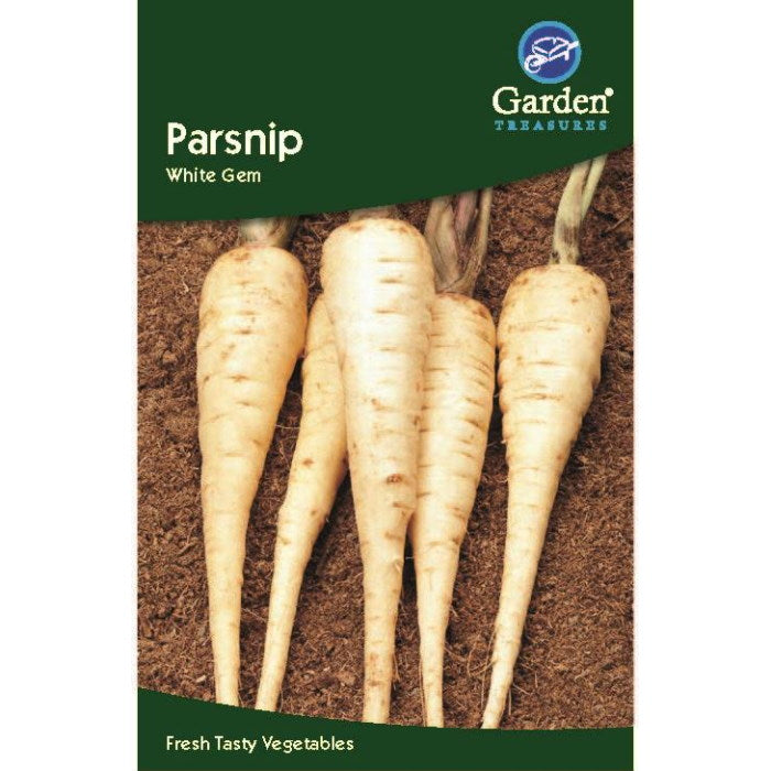 Parsnip White Gem Seeds: Vegetable Seeds | Party Save Smile