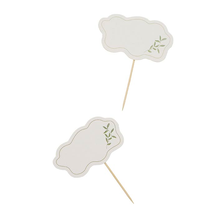 Botanical Party Food Picks - Pack of 12