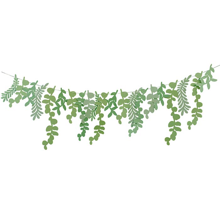 Botanical Leaf Party Decorations 2 metres