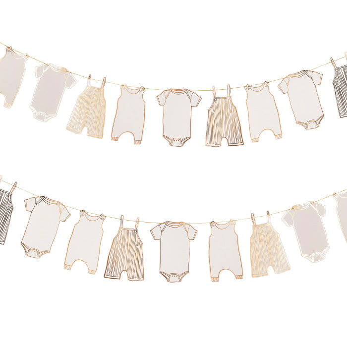 Sage Green Baby Shower Party Pack with Decorations