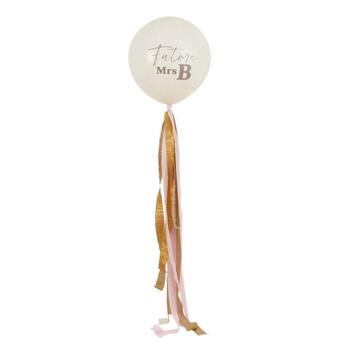 Future Mrs Jumbo 18" Balloon includes Stickers to Personalise | Party Save Smile