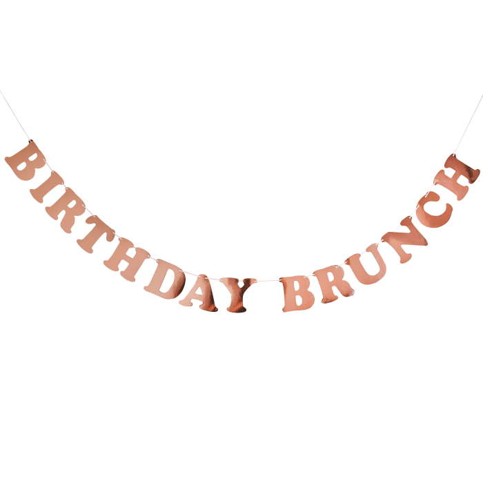 Birthday Brunch Banner 2 metres | Party Save Smile