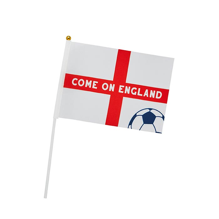 Come on England Handheld Flags 6 Pack