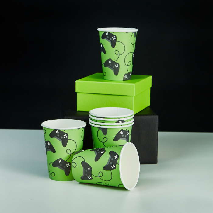 Game Controller Paper Cups 8 Pack | Party Save Smile