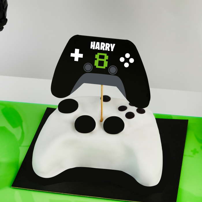 Game Controller Cake Toppers & Sticker Sheets | Party Save Smile