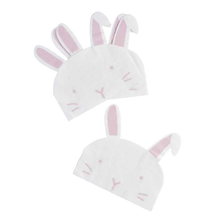 Bunny Paper Napkins 20 Pack | Party Save Smile