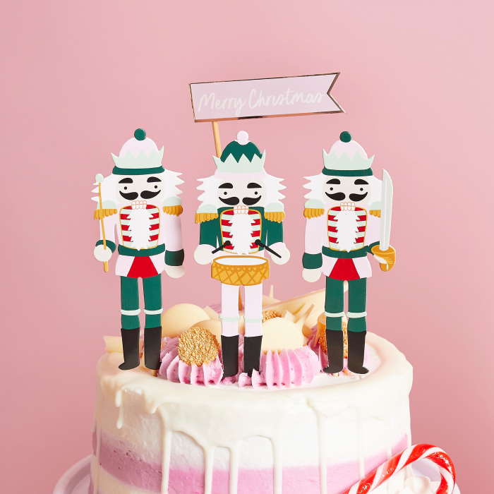Nutcracker Cake Topper Pack of 4 | Party Save Smile